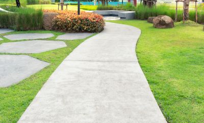 Get a Concrete Walkway Installed!