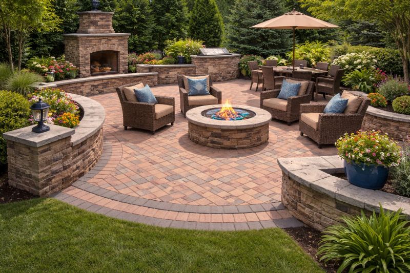 Brick Hardscape Construction in West Hartford, CT