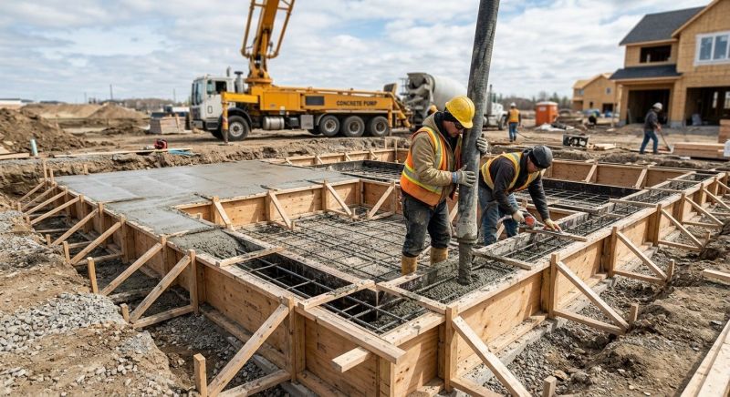 Concrete Basement Pouring in Greenville, SC