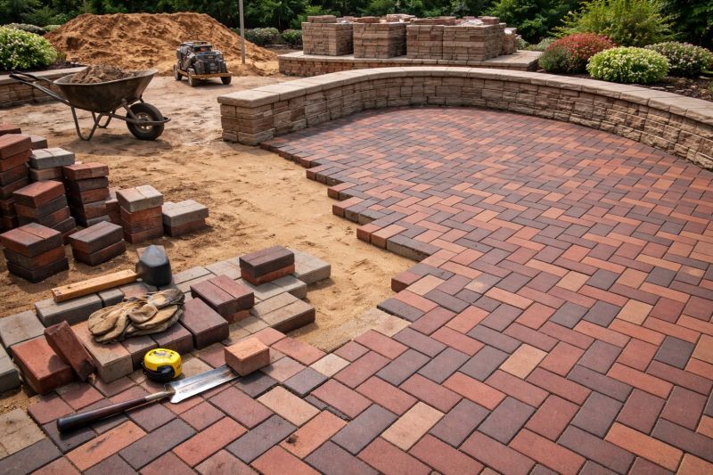 Patio Brick Installation in Fairfield County, CT