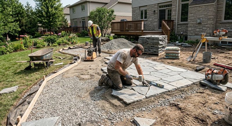 Patio Hardscaping in Norwalk, CT