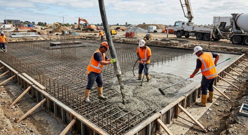 Poured Foundation Installation in Fort Worth, TX